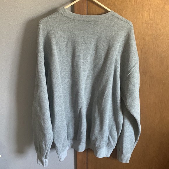 Gold Embroidered “Homebody” Gray Crew Sweatshirt - Picture 2 of 2